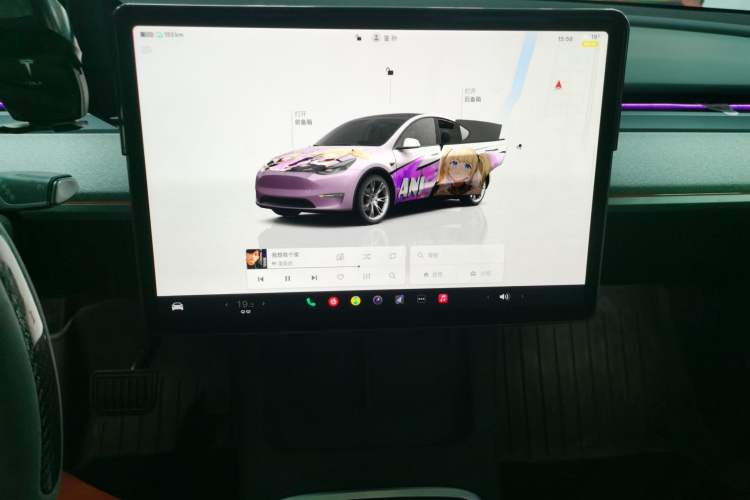 Used Tesla Model Y 2024 Rear-Wheel-Drive Version Audio And AC Panel