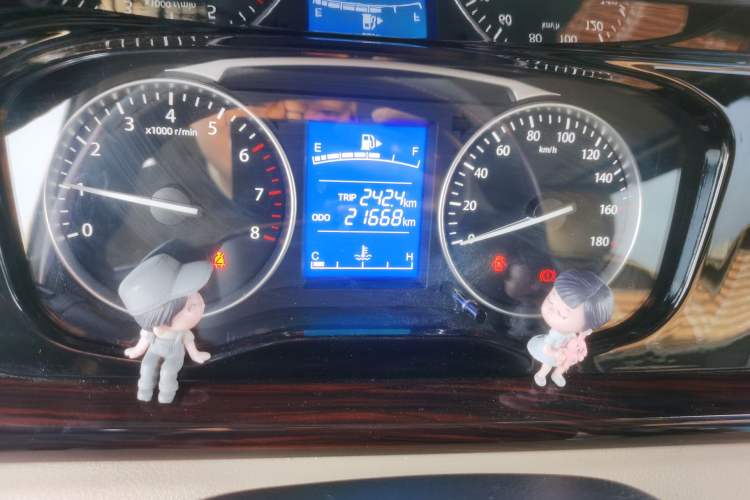 Used CHANGAN KUAYUE Xing V5 2021 1.6L Fortune-Attracting Edition Comfort Model DAM16KR Odometer Close Up