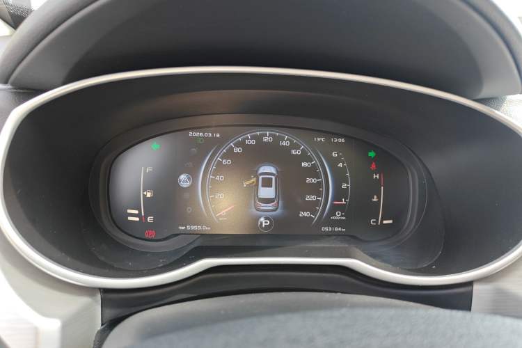 Used Geely Auto Emgrand X7 Sport 2018 1.8TD Automatic Two-Wheel Drive Smart Connect 4G Internet Edition Instrument Cluster