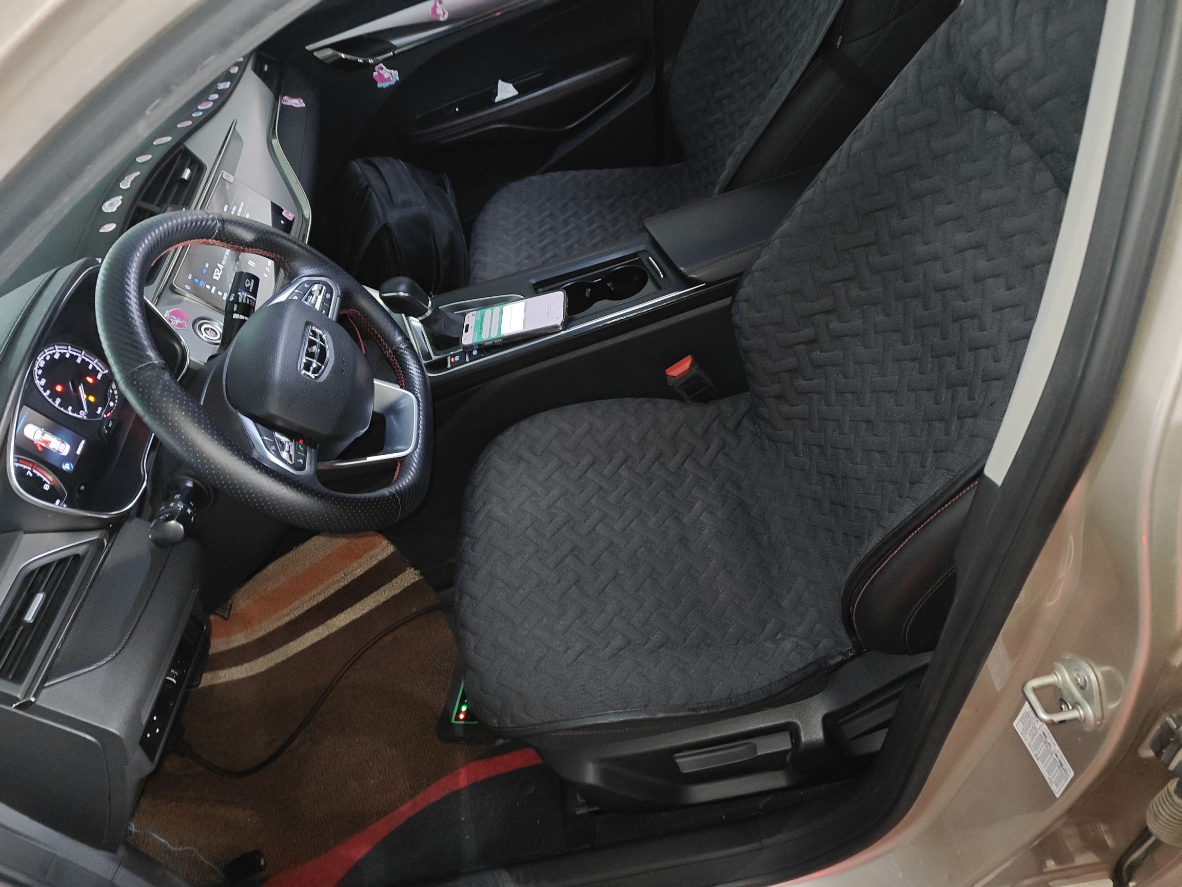 Переднее сиденье в автомобиле