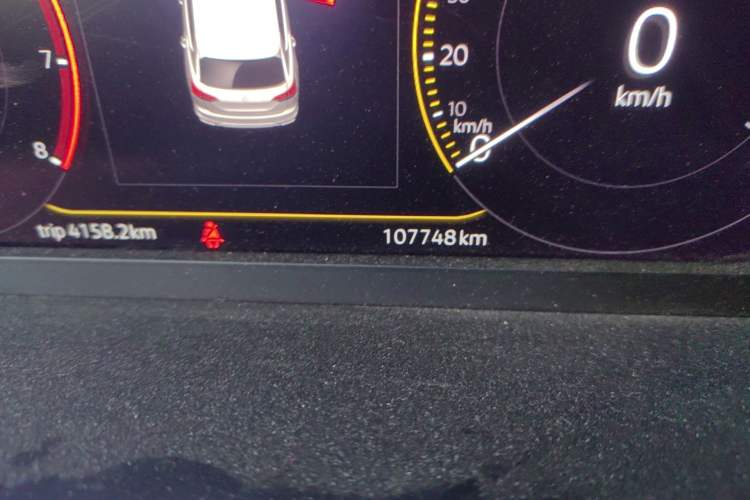 Used Volkswagen Tayron 2019 380TSI Four-Wheel Drive R-Line China VI-standard Odometer Close Up