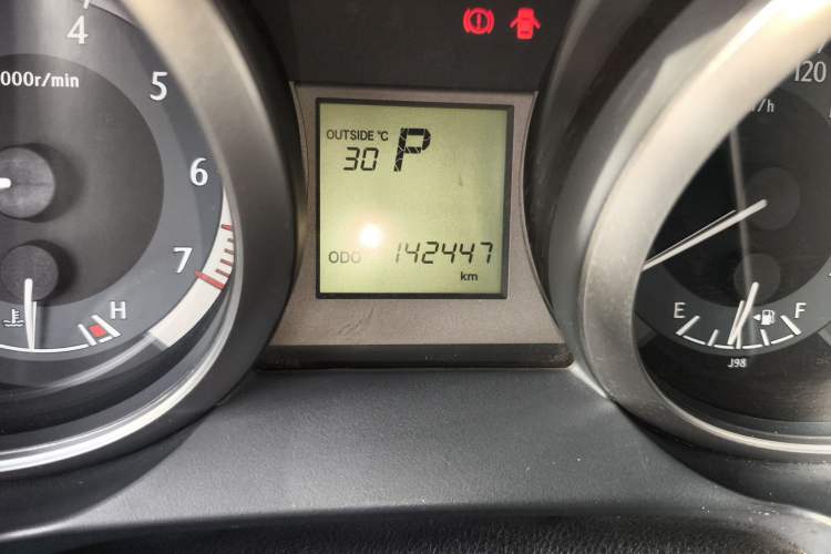 Used Toyota Prado 2016 2.7L Automatic Standard Edition Odometer Close Up
