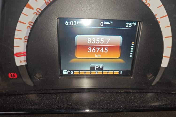 Used smart fortwo 2018 0.9T 66 kW Yao Titan Special Edition China V Standard Odometer Close Up