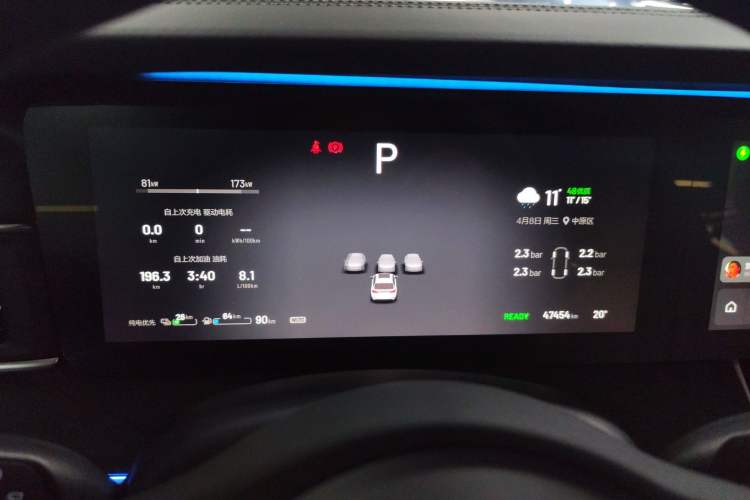 Used Li Auto ONE 2021 Extended-Range 6-Seater Version Instrument Cluster