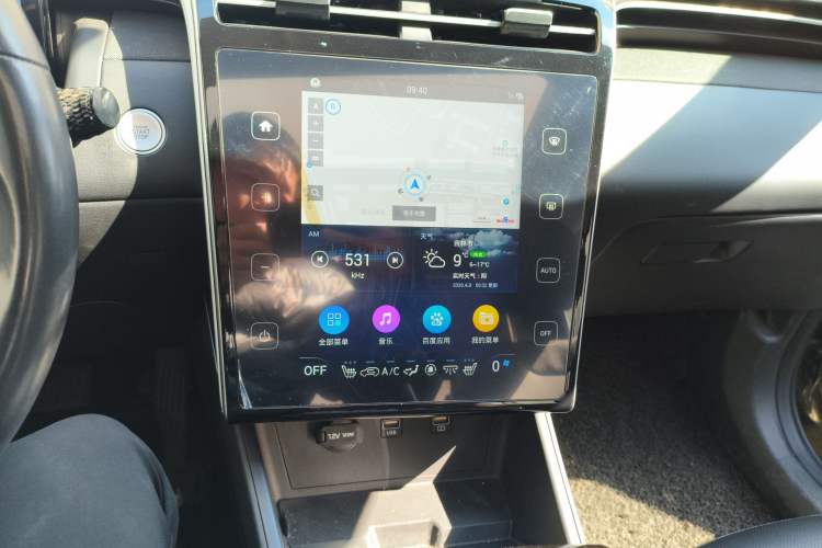 Used Hyundai Tucson 2021 Tucson L 1.5T DCT Luxury Prestige Edition Audio And AC Panel