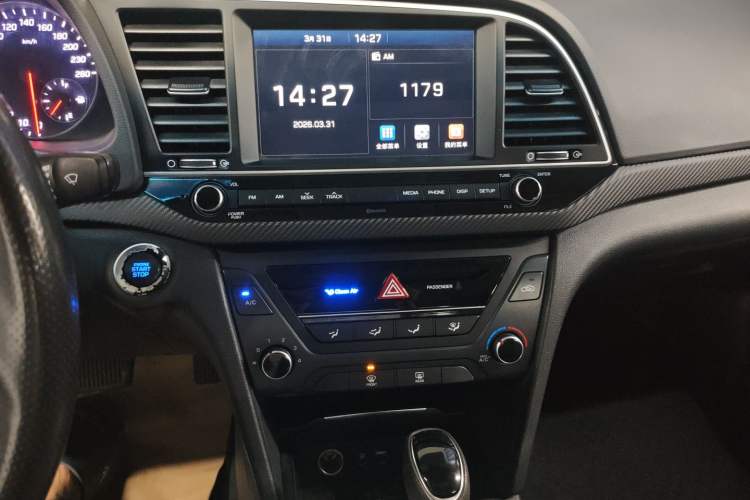 Used Hyundai Elantra (6th Generation / Lingdong) 2018 1.4T Dual-Clutch Xuan Dong · Dynamic Edition Audio And AC Panel
