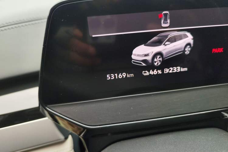 Used Volkswagen ID.6 CROZZ 2022 Long-Range PRO Edition Odometer Close Up
