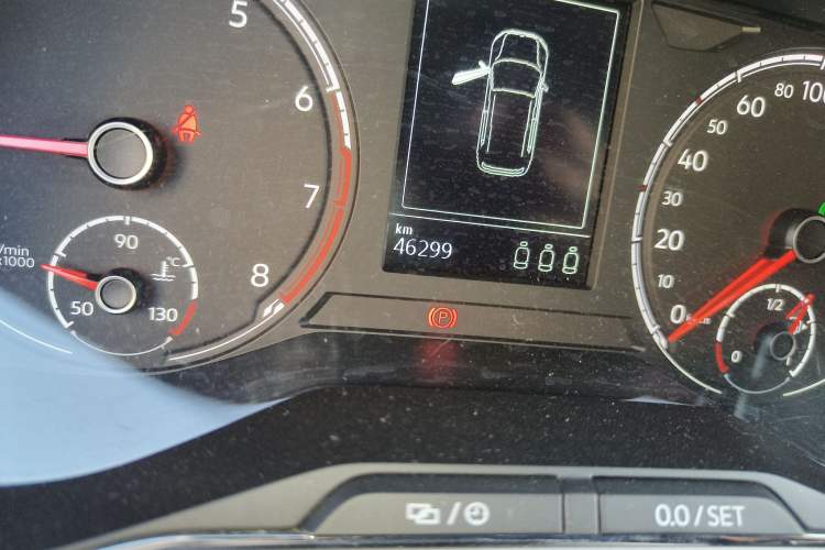 Used Volkswagen T-Cross 2020 280TSI DSG Comfort Edition Odometer Close Up