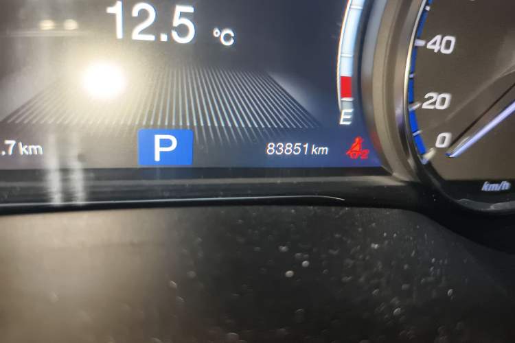 Used GAC Trumpchi GS8 2017 320T Two-Wheel Drive Luxury Smart Connectivity Version (7 Seats) Odometer Close Up