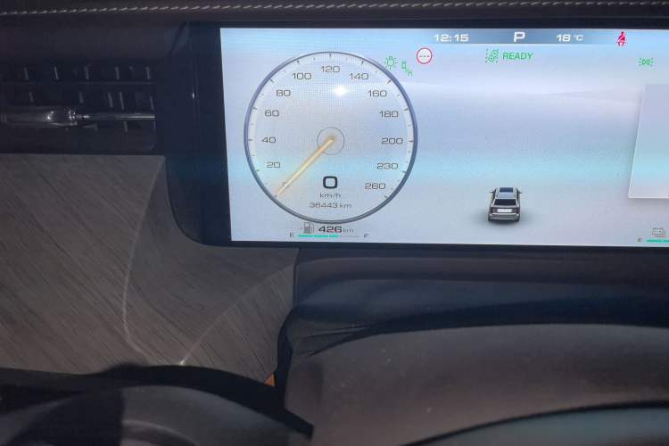 Used Tank 500 New Energy 2023 Hi4-T Odometer Close Up