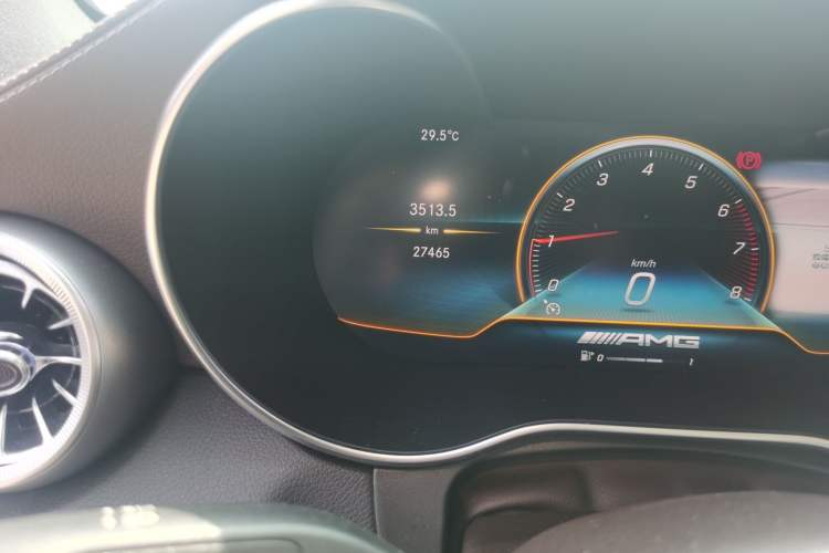 Used Mercedes-Benz GLC 2022 Facelifted GLC 260 L 4MATIC Dynamic Edition Odometer Close Up