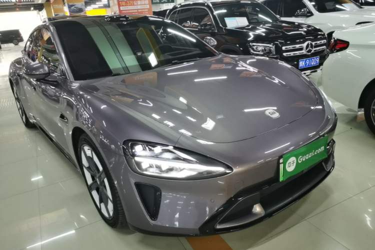 Used Xiaomi Auto SU7 2024 Four-Wheel Drive Ultra-Long Range Advanced Intelligent Driving Max Edition Front Right 45 Deg