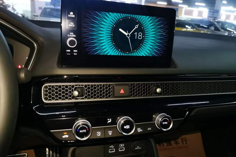 Used Honda Integra 2023 HATCHBACK 240TURBO CVT Phantom Night Deluxe Edition Audio And AC Panel