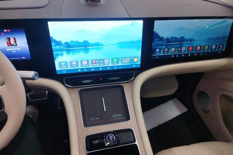 Used Hima AITO M9 2024 Range-Extended Ultra Version 42 kWh 6-Seater Model Audio And AC Panel