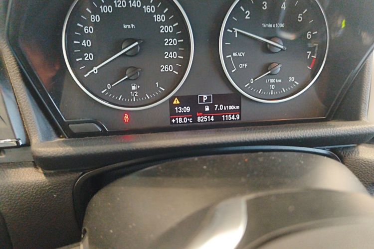 Used BMW 2 Series Active Tourer 2016 218i Leading Model Odometer Close Up