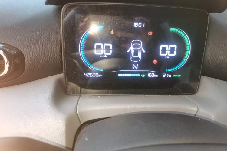 Used Leapmotor T03 2023 310 Lite Edition Odometer Close Up