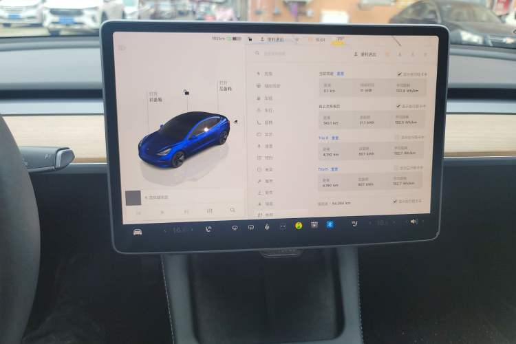 Used Tesla Model 3 2022 Rear-Wheel-Drive Version Audio And AC Panel