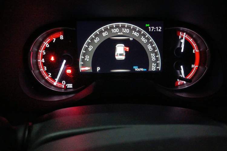 Used Toyota RAV4 2020 2.0L CVT 4x4 Trend Edition Odometer Close Up