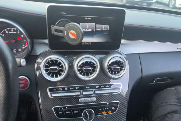 Used Mercedes-Benz C-Class AMG 2017 AMG C 43 4MATIC Special Edition Audio And AC Panel