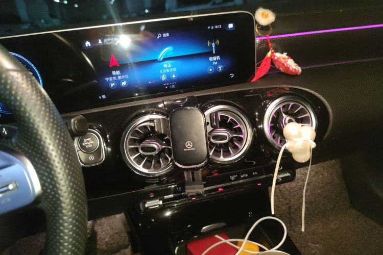 Used Mercedes-Benz A-Class 2020 A 200 L Sport Sedan Audio And AC Panel