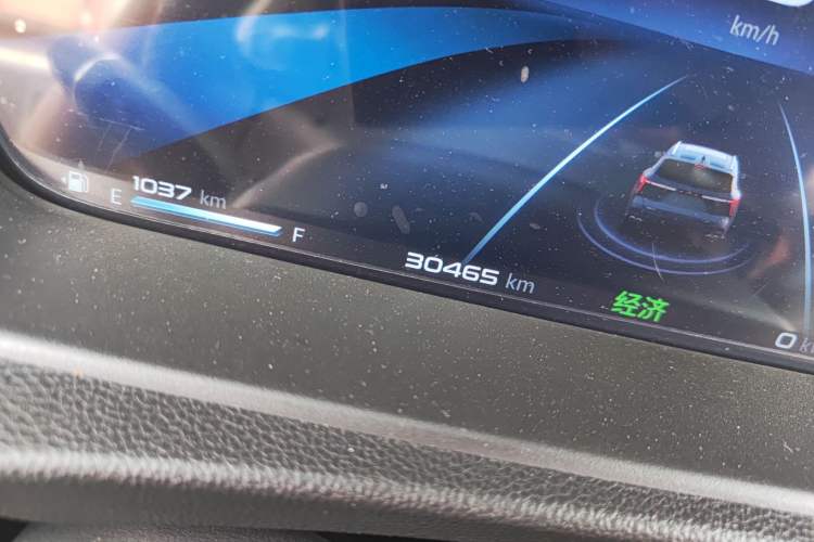 Used Cowin Kunlun 2024 Kunlun iHD 150km Horizon Edition Odometer Close Up