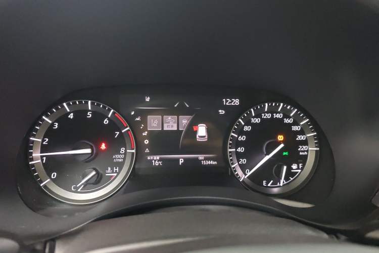 Used Toyota Highlander 2022 380T Four-Wheel Drive Prestige Edition 7-Seater Instrument Cluster