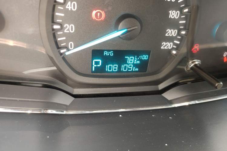 Used Ford Escort 2015 1.5L Automatic Fashion Model Odometer Close Up