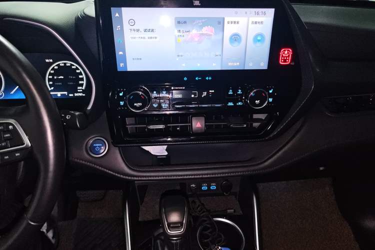 Used Toyota Crown Kluger 2021 2.5L HEV Four-Wheel Drive Flagship Edition Audio And AC Panel