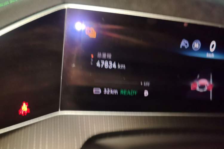 Used Zeekr 001 2023 WE Edition 100 kWh Odometer Close Up