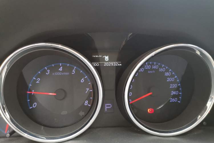 Used Toyota Reiz 2010 2.5S Fengdu Jinghua Edition Odometer Close Up