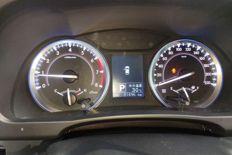 Used Toyota Highlander 2017 2.0T Four-Wheel Drive Luxury Edition 7 Seats Instrument Cluster