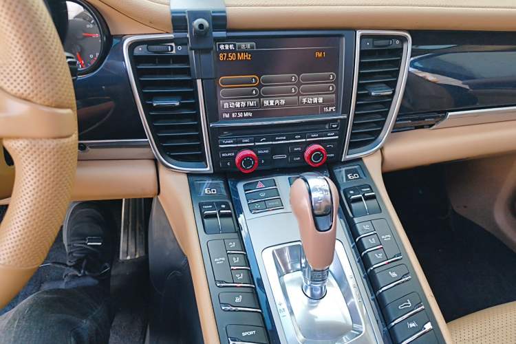 Used Porsche Panamera 2010 Panamera 4 3.6L Audio And AC Panel