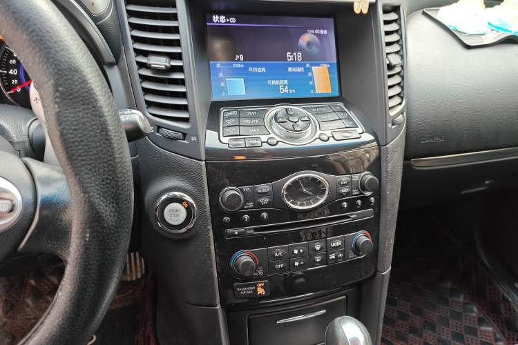 Used Infiniti FX 2011 FX35 Standard Edition Audio And AC Panel