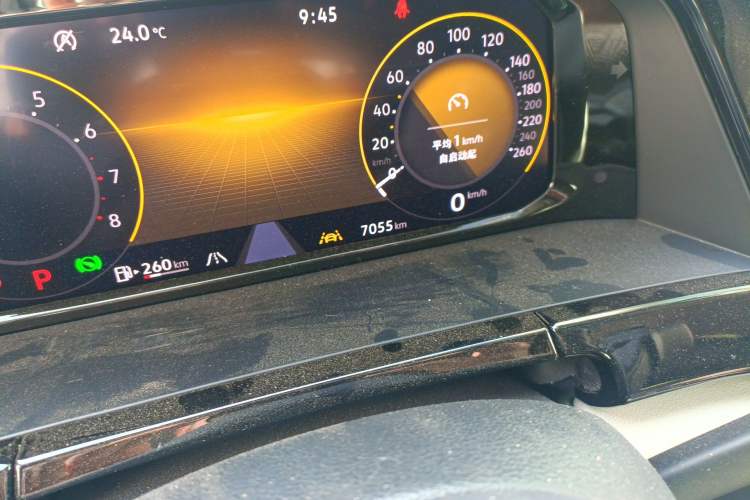 Used Volkswagen Teramont X 2023 380TSI Four-Wheel Drive Luxury Edition Odometer Close Up