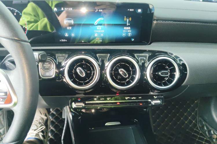 Used Mercedes-Benz A-Class 2021 A 200 L Sport Sedan Dynamic Model Audio And AC Panel