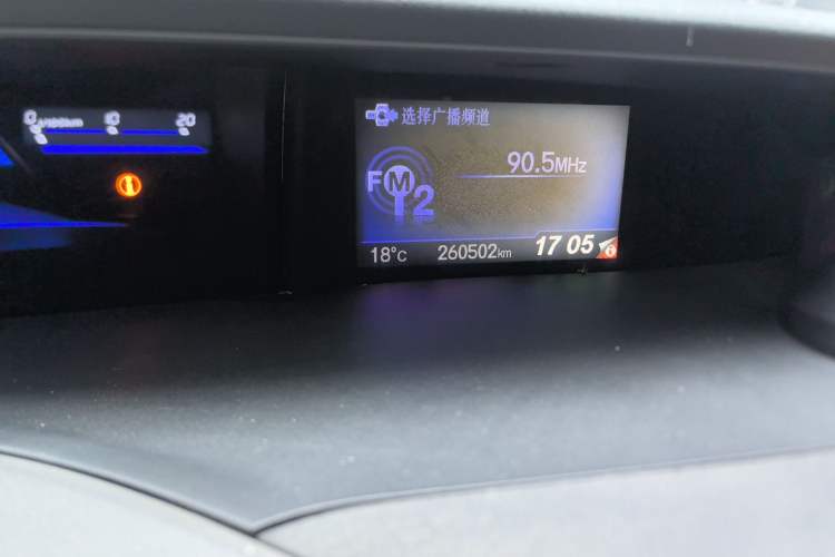 Used Honda Civic 2012 1.8L automatic luxury edition Odometer Close Up