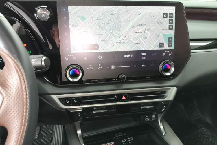 Used Lexus RX New Energy 2023 450h+ Four-Wheel Drive Enjoyment Edition Audio And AC Panel