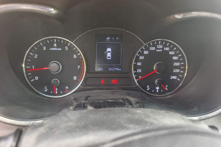 Used Kia K3 2016 1.6L Manual GL Odometer Close Up