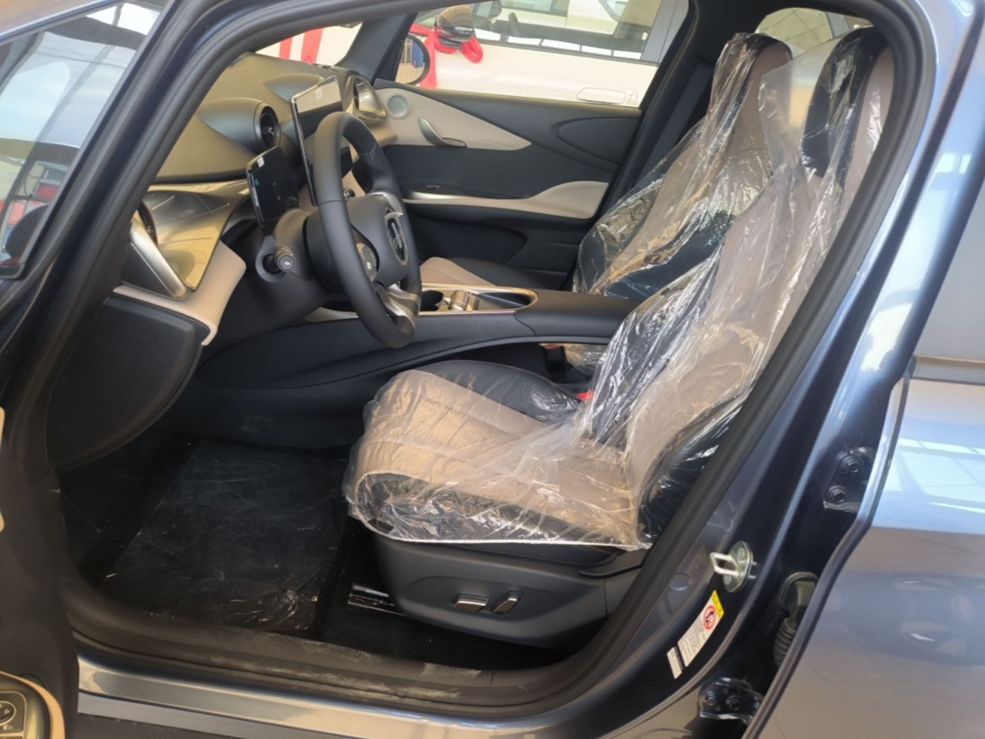 Vordere Reihe im Auto