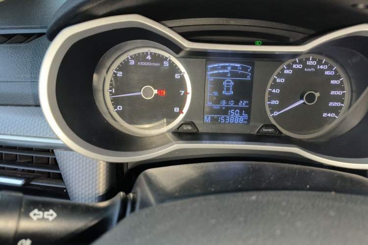 Used Geely Auto Emgrand GS 2016 Elegant Edition 1.3T Manual LingShang Model Odometer Close Up