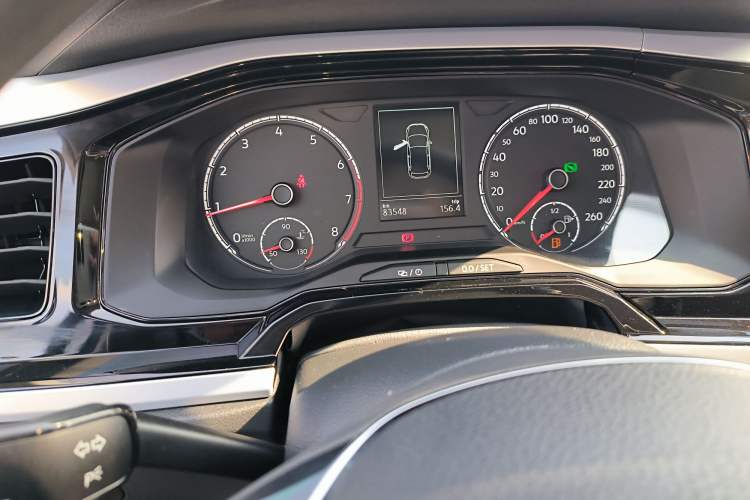 Used Volkswagen Polo 2021 Plus 1.5L Automatic Colorful Tech Edition Odometer Close Up