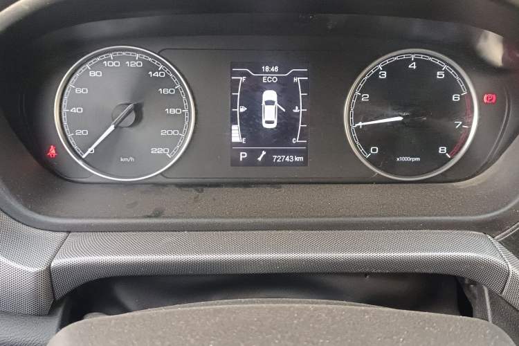 Used Chery Arrizo 5 2019 Revised PRO 1.5L CVT Youth Edition China VI Standard Odometer Close Up