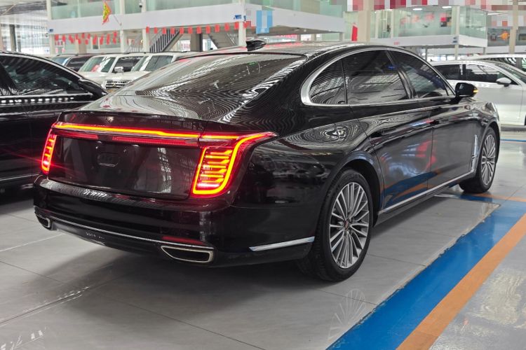 Used Hongqi H9 2023 2.0T Smart Connect Flagship Edition Rear Right 45 Deg
