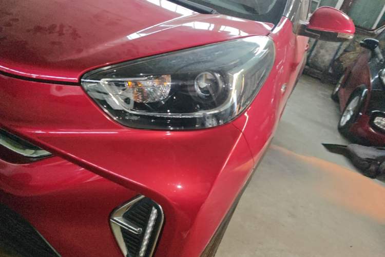 Used Chery QQ Little Ant 2022 Sweet Pink Edition Half-Sugar Version Lithium Iron Phosphate 30 kW 301 km Left Front Headlight