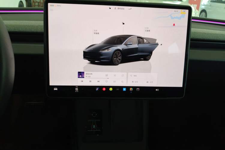 Used Tesla Model 3 2023 Rear-Wheel-Drive Version Audio And AC Panel