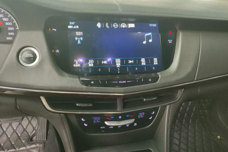 Used Cadillac CT6 2017 28T Elite Model Audio And AC Panel