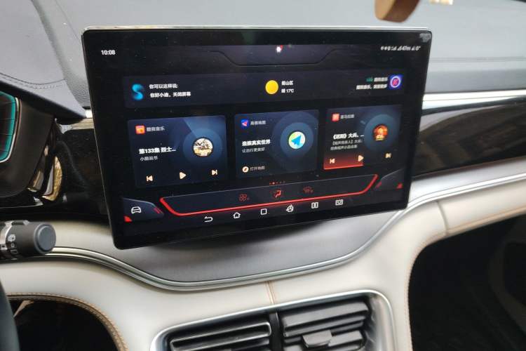 Used BYD Song PLUS New Energy 2021 DM-i 51KM Prestige Model Audio And AC Panel