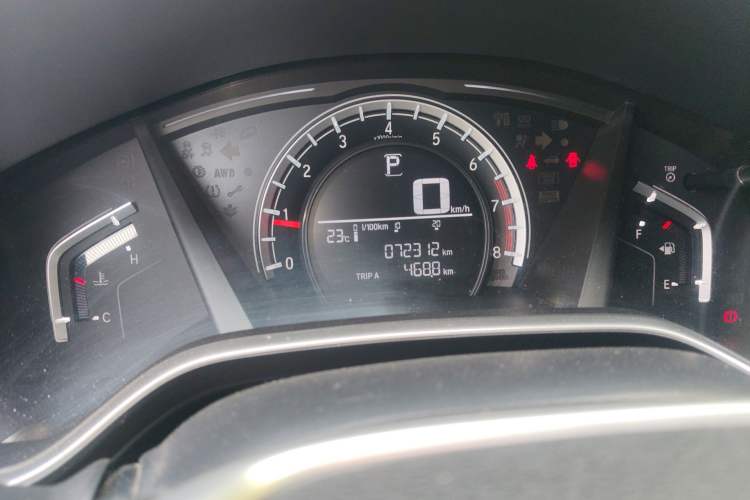 Used Honda CR-V 2019 240TURBO CVT 2WD Comfort Version China VI Emission Standard Odometer Close Up