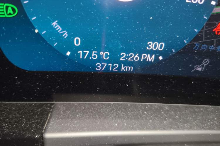 Used Porsche Macan 2024 Macan Long Range Edition Odometer Close Up