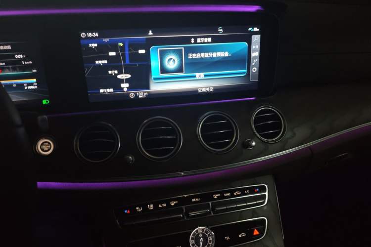 Used Mercedes-Benz E-Class 2019 E 200 L Audio And AC Panel